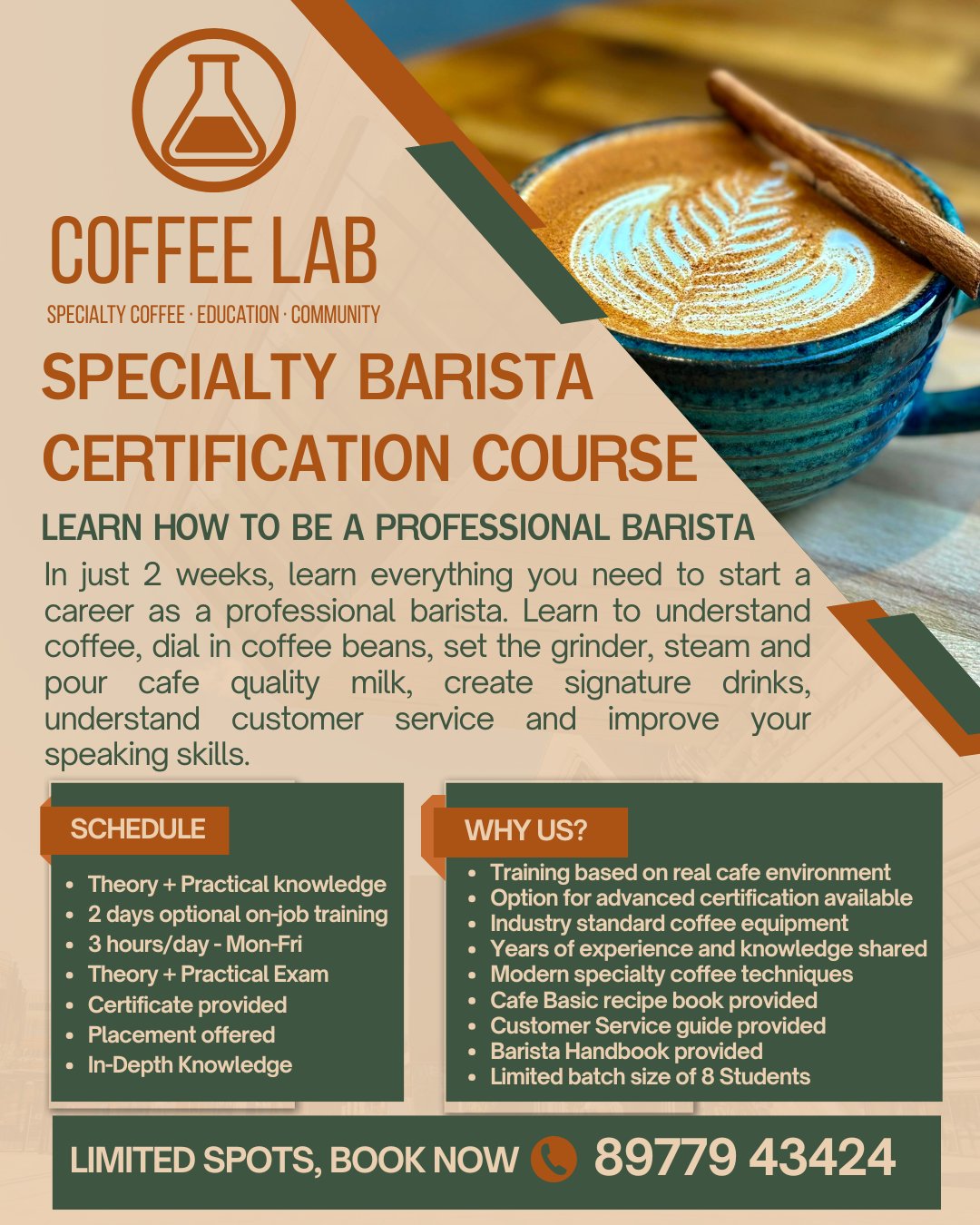 Specialty Barista Certification Course