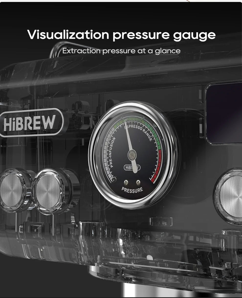 HiBREW H10A Espresso Machine with Temperature Control & Volumetric Dosing