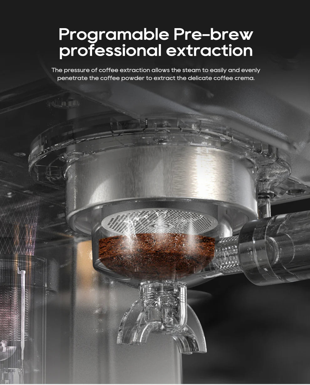 HiBREW H10A Espresso Machine with Temperature Control & Volumetric Dosing