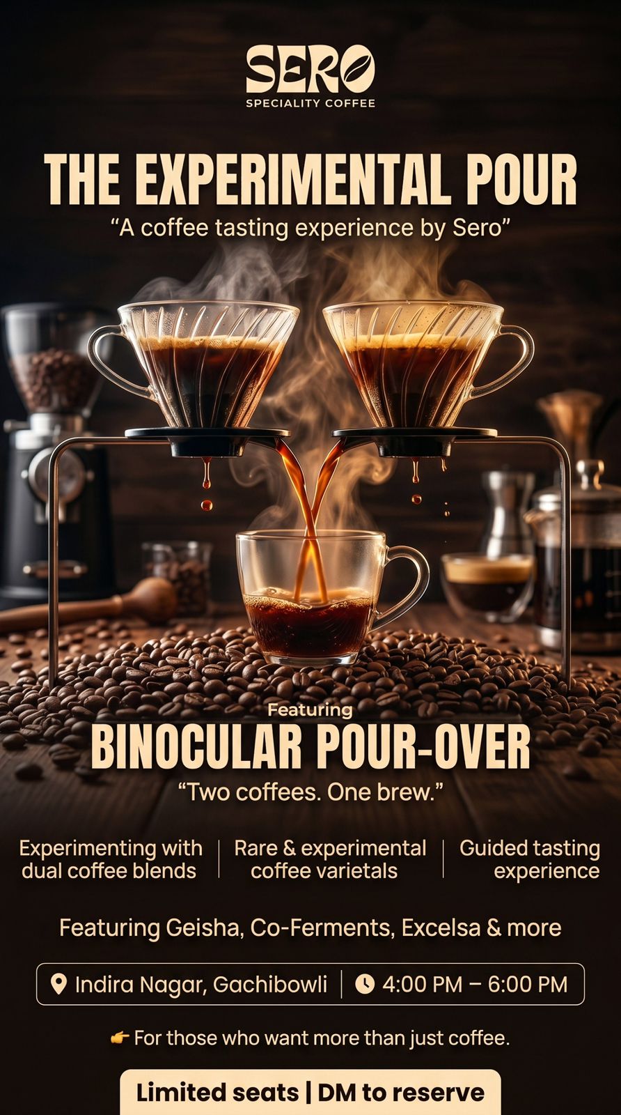 The Experimental Pour - Sero Specialty Coffee